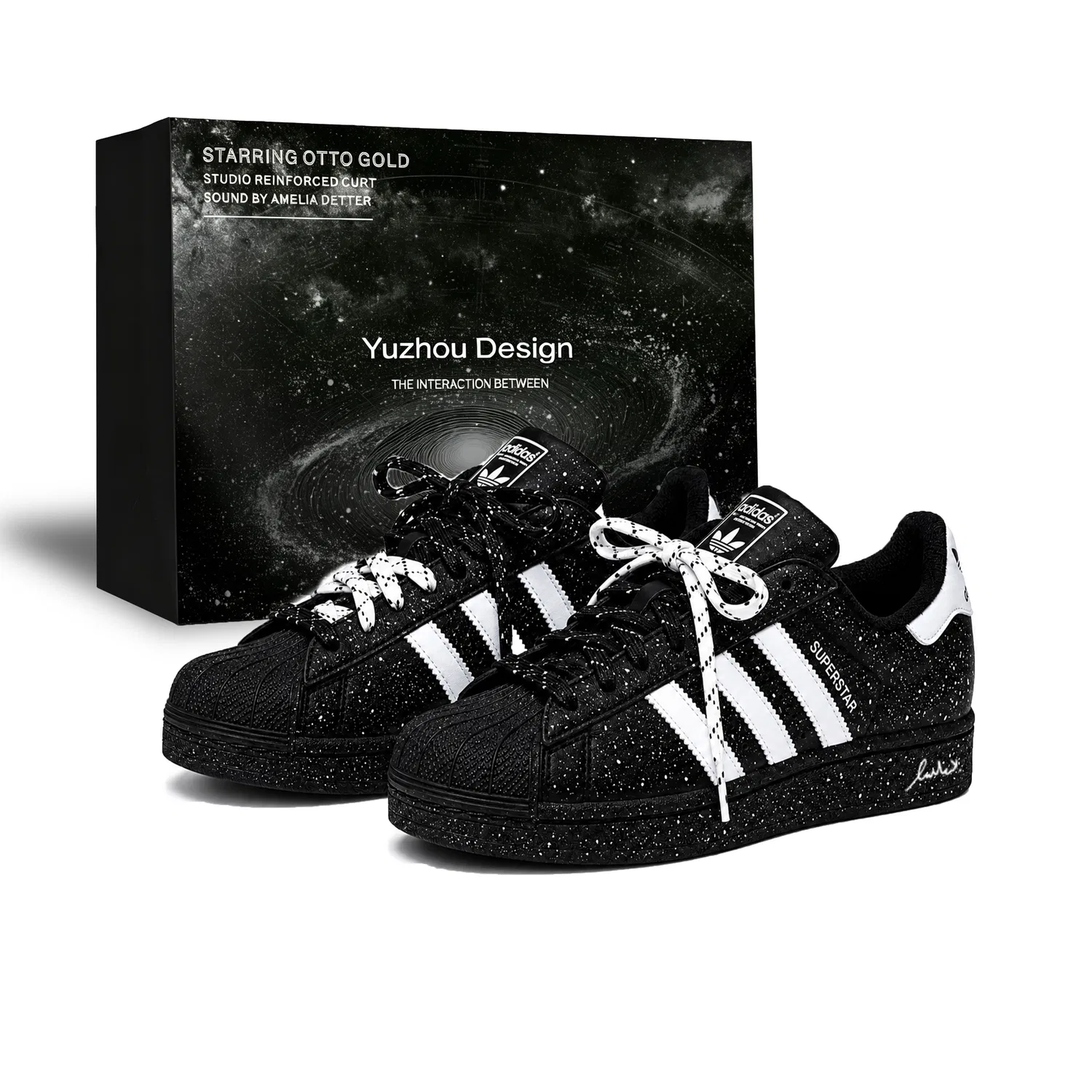 Детские кроссовки для скейтбординга с принтом Baby's Breath Adidas Originals, Black