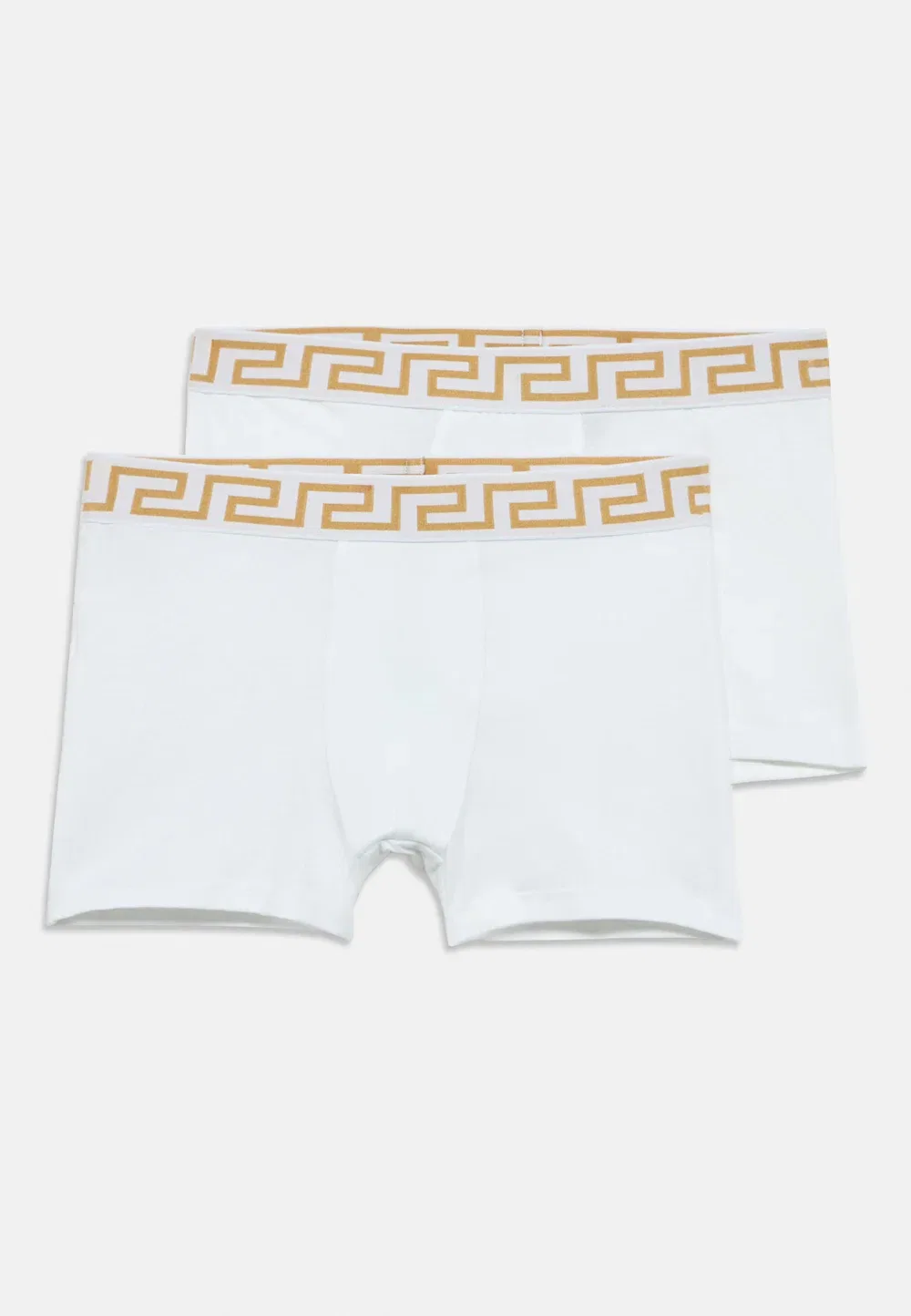 Комплект из двух плавок с логотипом Топики Versace, Bianco Ottico
