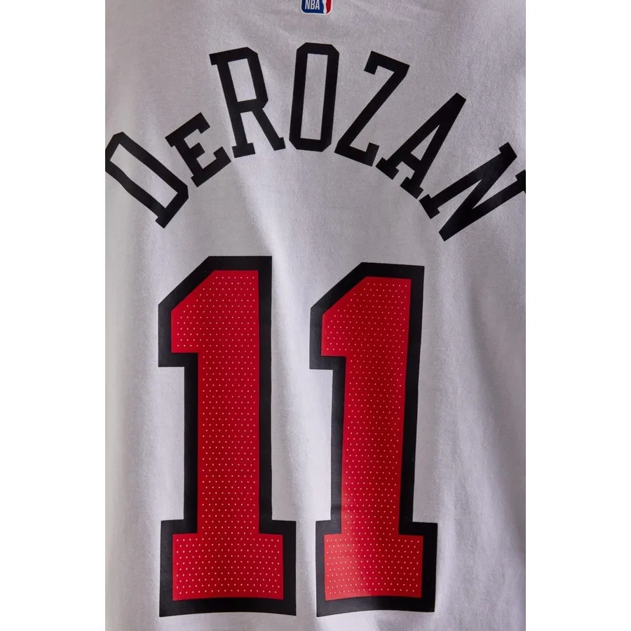 Футболка с принтом NBA Chicago Bulls DeRozan Nike, Белый — фото 4