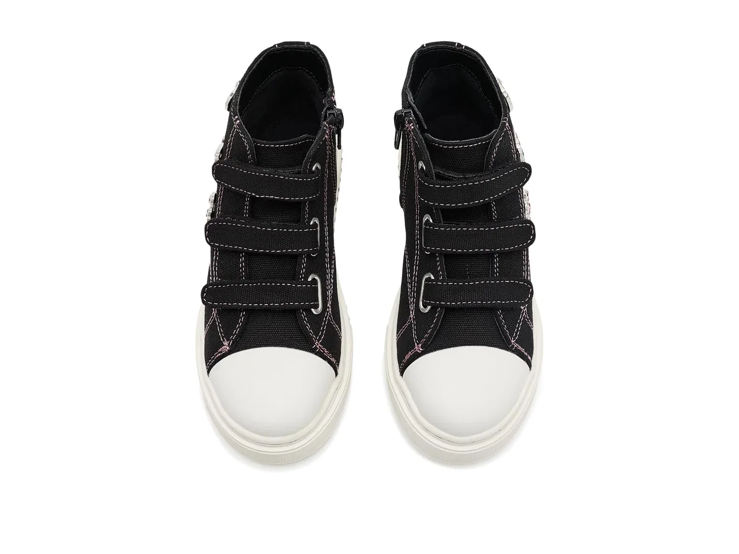 Кроссовки Joycee (для малышей и маленьких детей) Steve Madden Kids, Black — фото 3