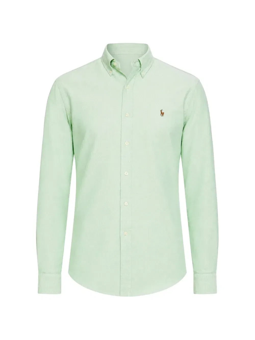 Рубашка с длинными рукавами и вышивкой Polo Ralph Lauren, зеленый