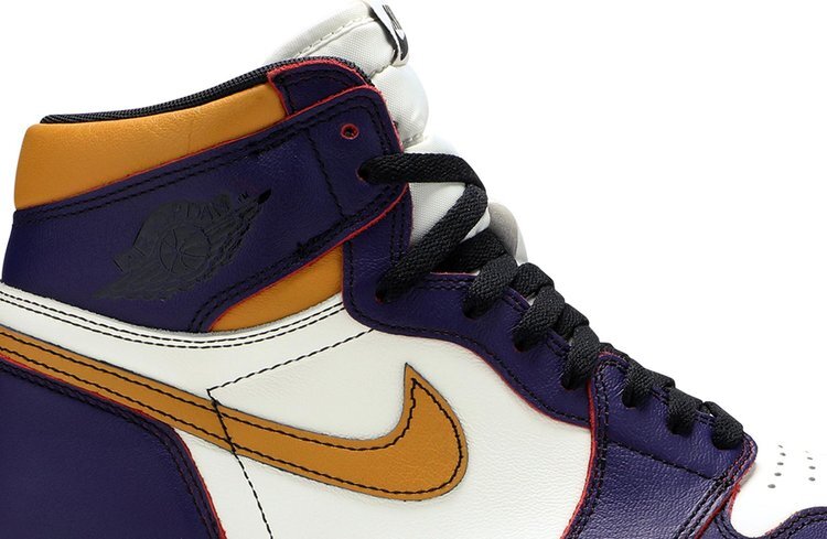 Кроссовки Air Jordan 1 Retro High SB LA To Chicago, фиолетовый — фото 2
