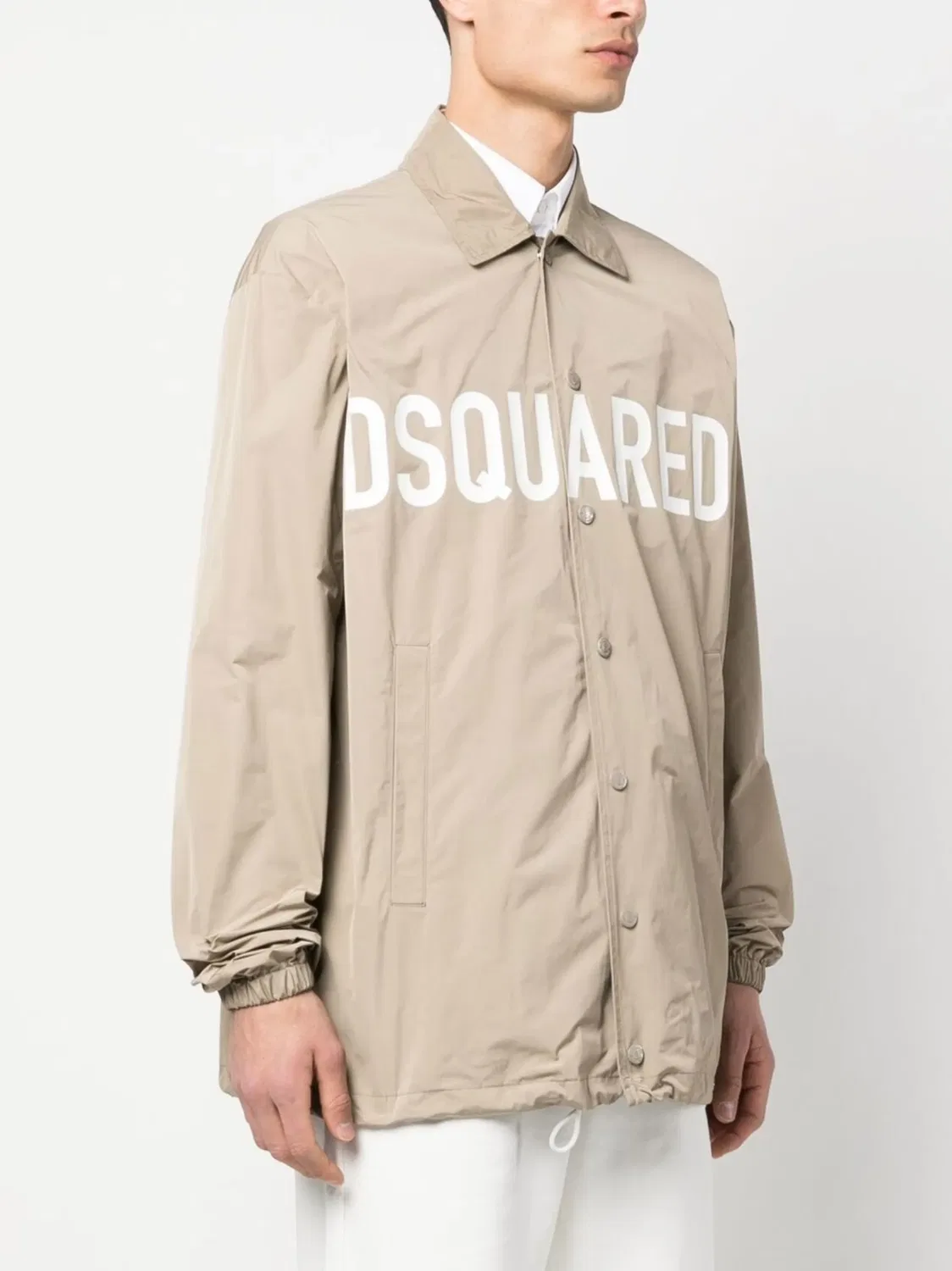 Куртка с логотипом DSQUARED2, нейтральные — фото 4