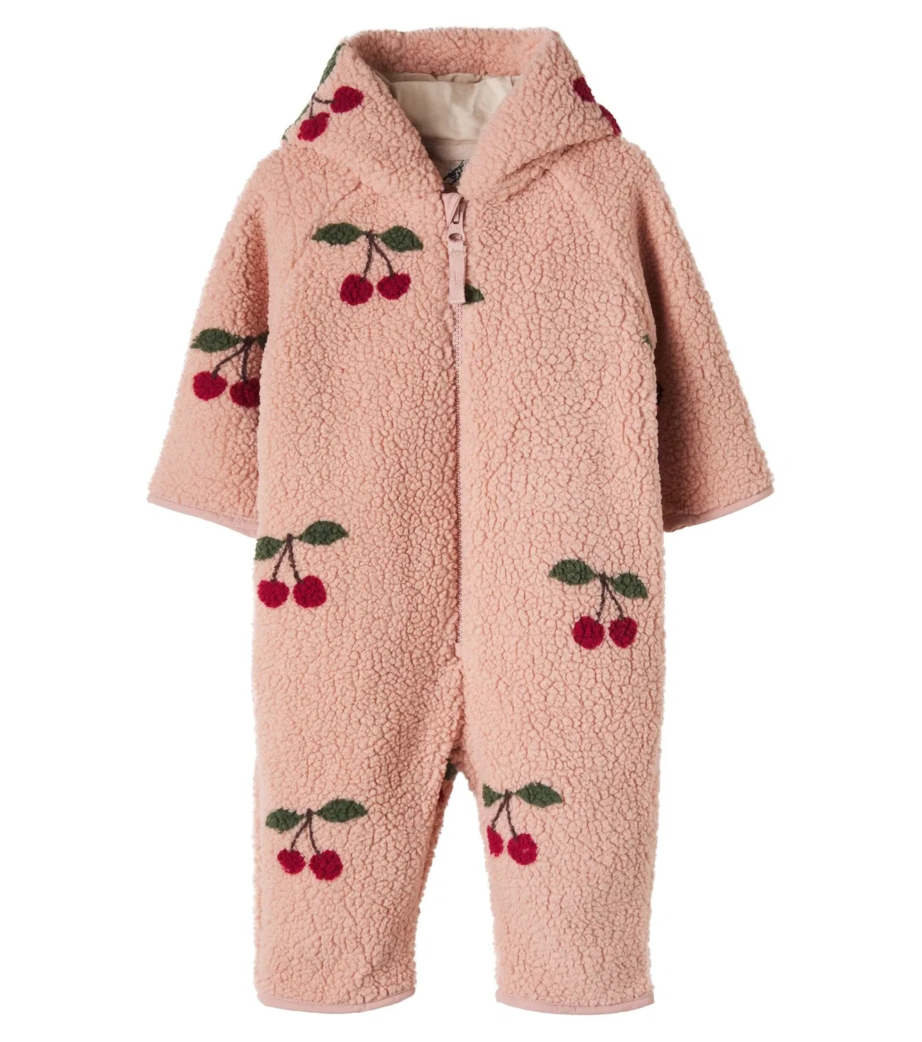 Детский комбинезон с капюшоном и принтом Baby Jody Konges Sløjd, розовый