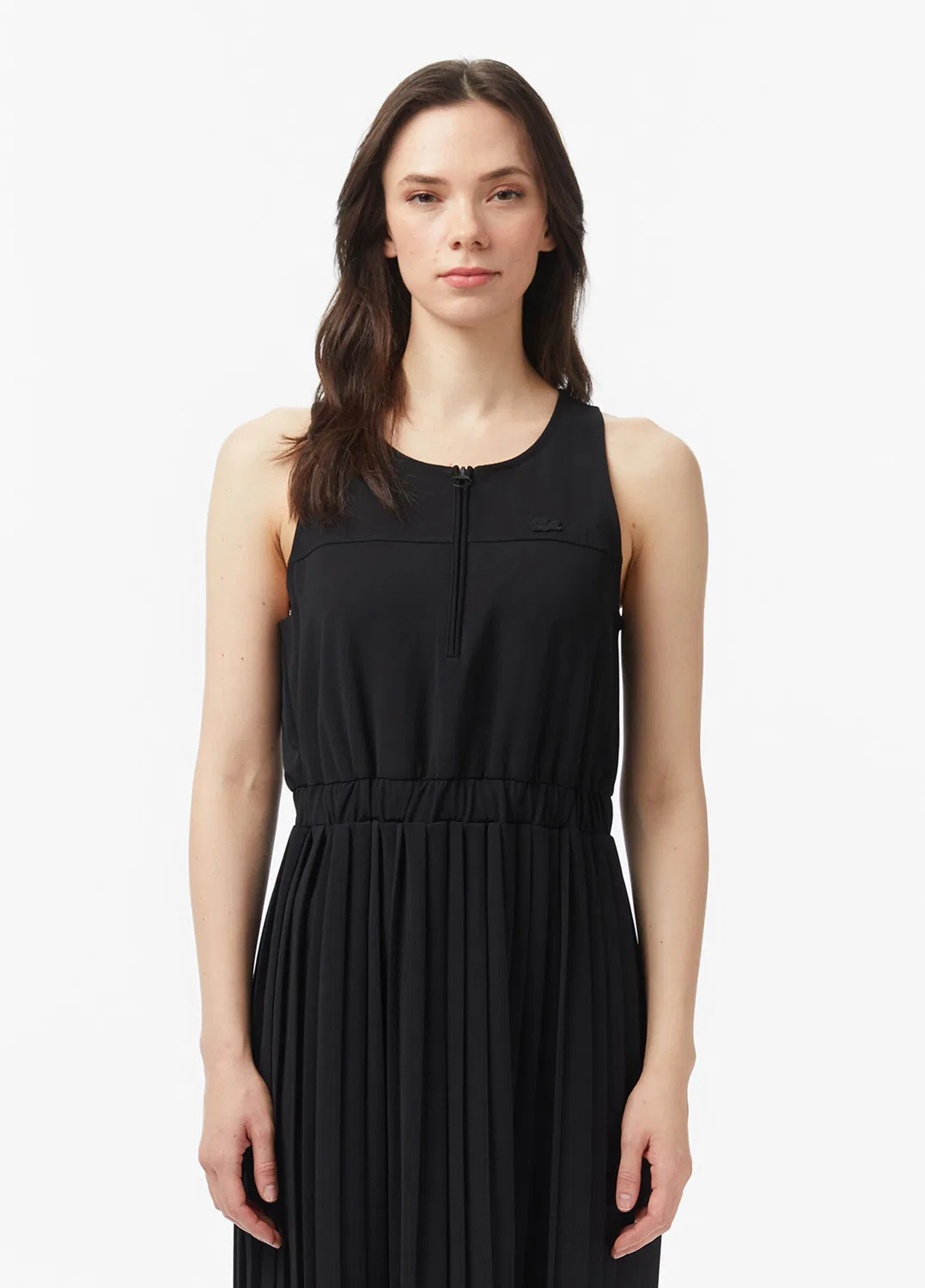 Платье Lacoste Flare Fit, черное — фото 4