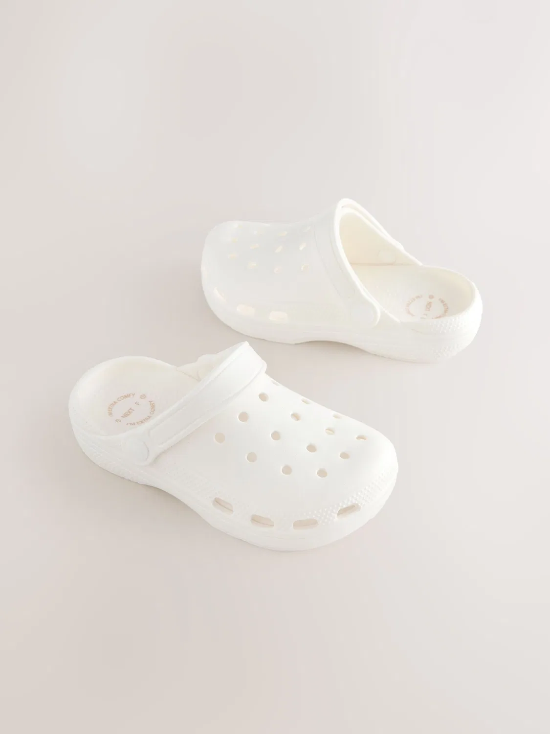 Клоги комфортные, White Next, Белый