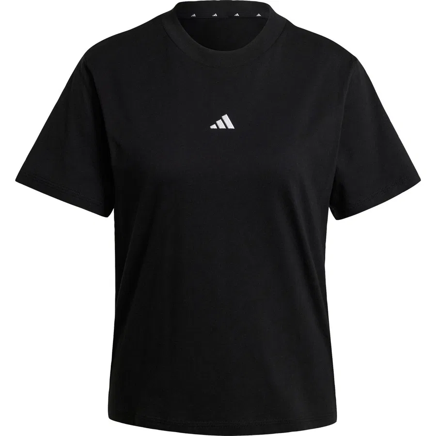Футболка с длинным рукавом с логотипом Sportswear JC5943 Essentials Small Logo Cotton adidas, Черно-белый — фото 3