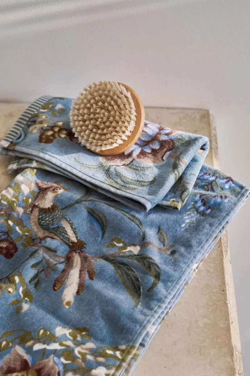

Полотенце Pip Studio Secret Garden Bath In Sponge, синий