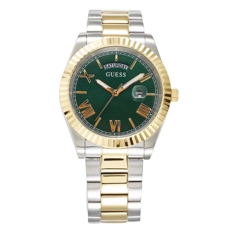 

Часы наручные Guess водонепроницаемые, серебристый