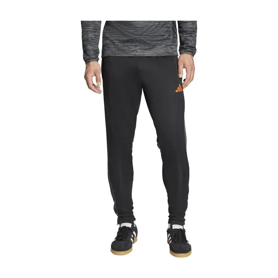 Спортивные штаны с технологией Aeroready, модель Tiro Es Pnt, adidas, Черный — фото 2