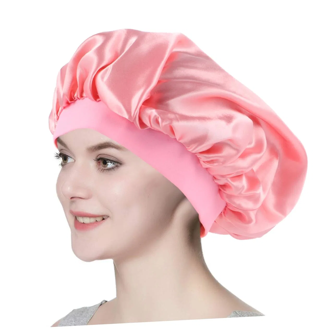 Шапочка для душа из сатина, AUTSUPPL, Rosa