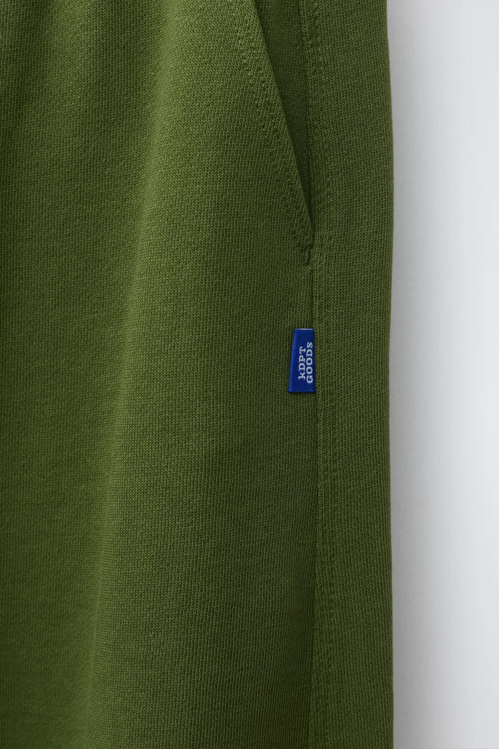 Плюшевые брюки "Бочка" ZARA, GREEN — фото 4