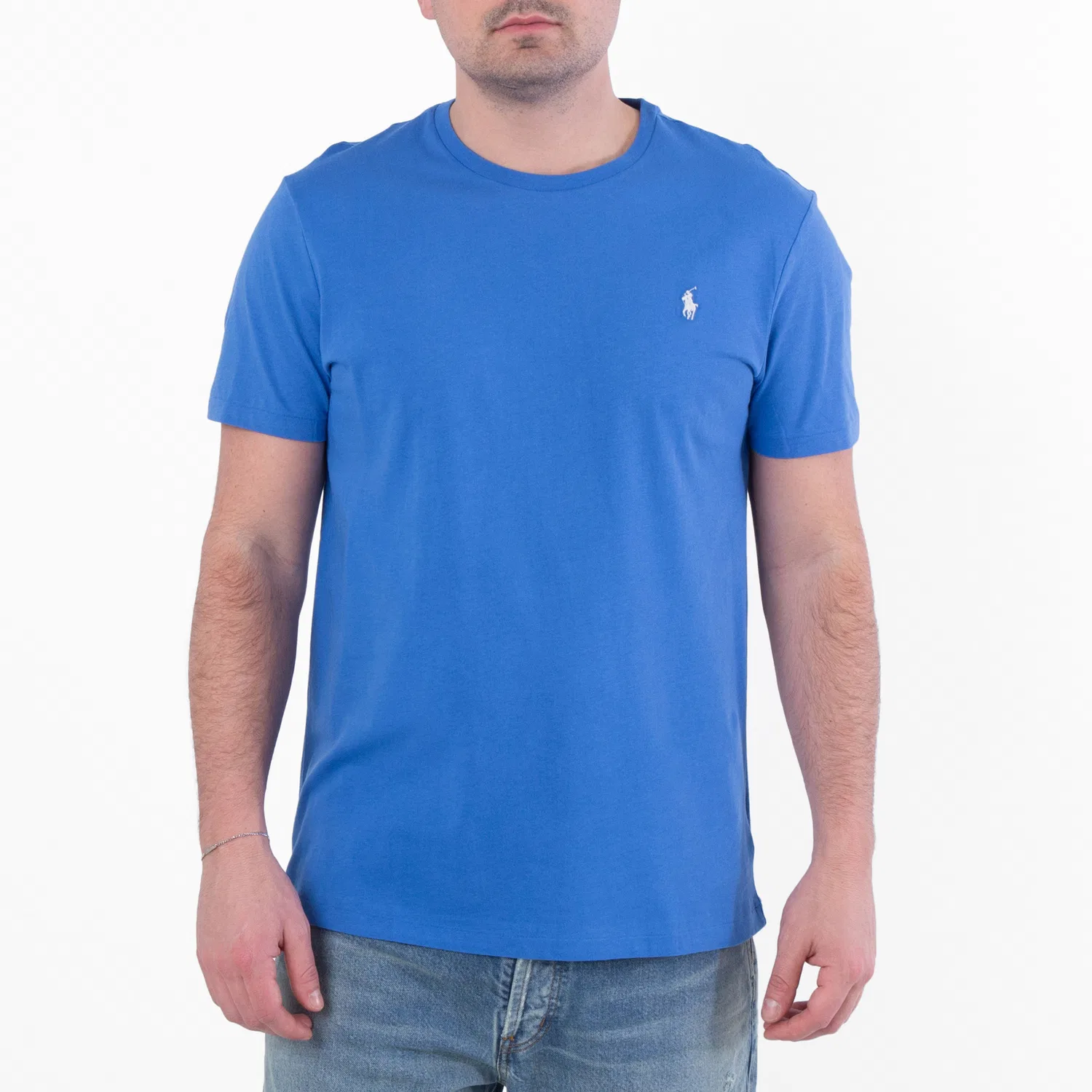 Футболка Custom Slim Fit Crewneck Polo Ralph Lauren, Blue 1