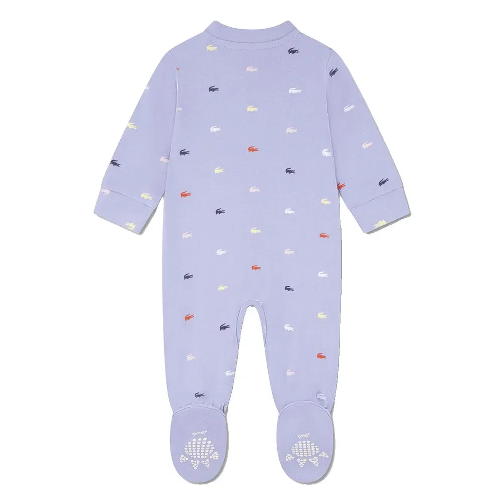 Комбинезон длинный рукав Lacoste Kids, фиолетовый — фото 2