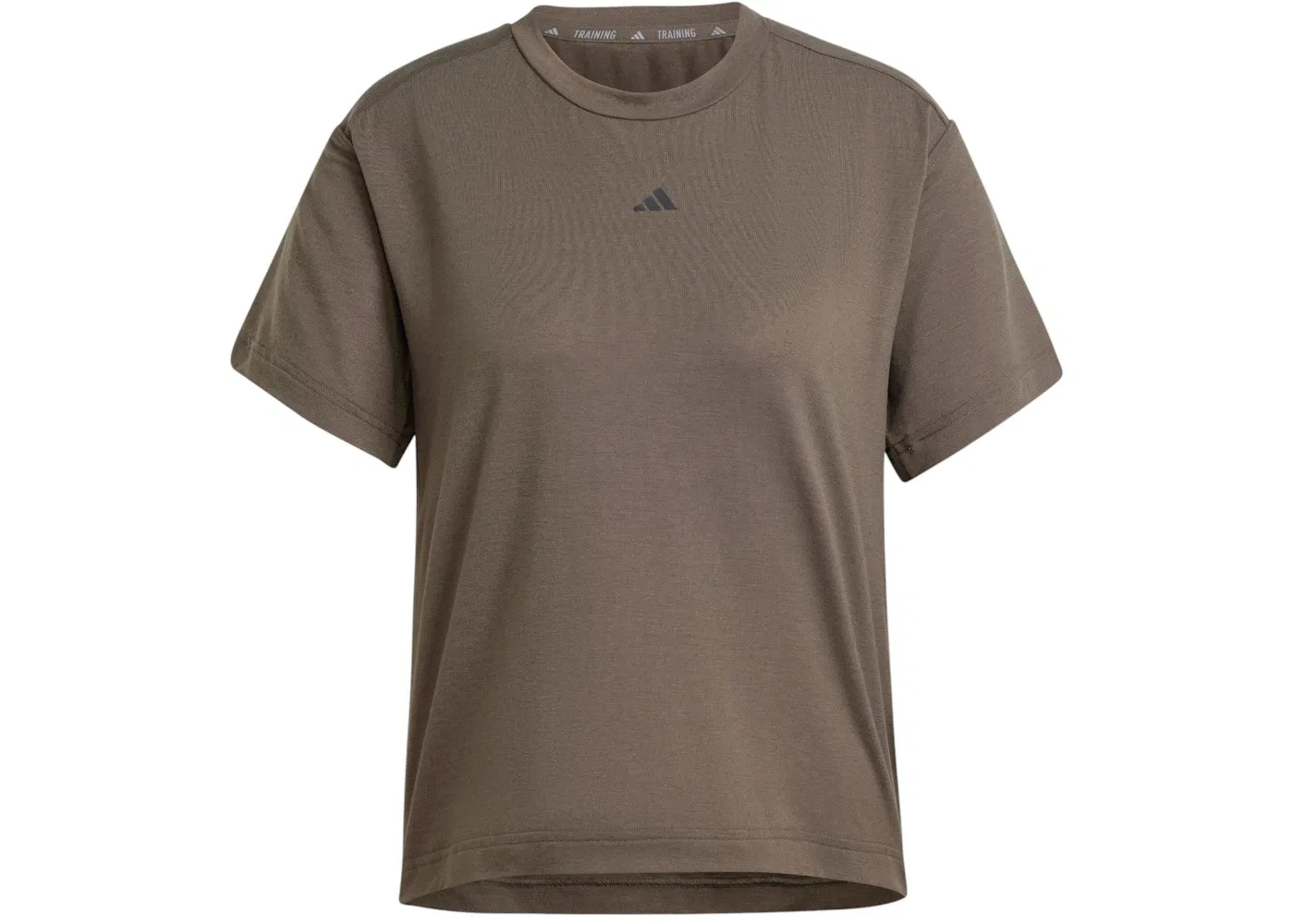 Женская футболка с вырезами на спине Adidas T-Shirt, Shadow Olive