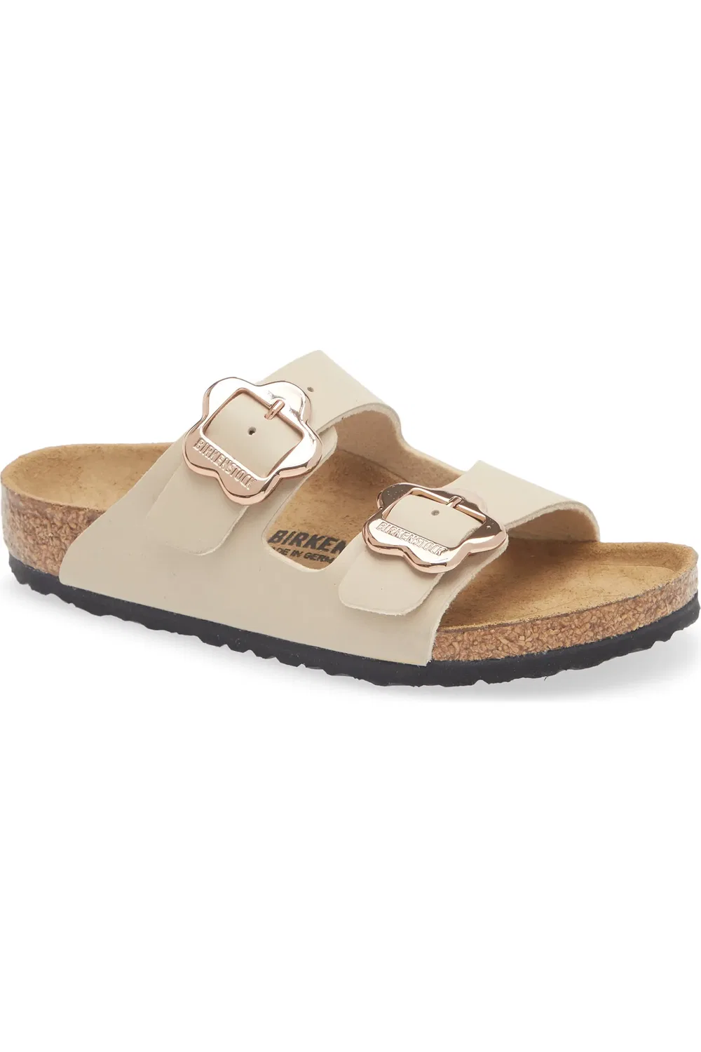 Детские сандалии с цветочной пряжкой Arizona Birkenstock, Sandcastle