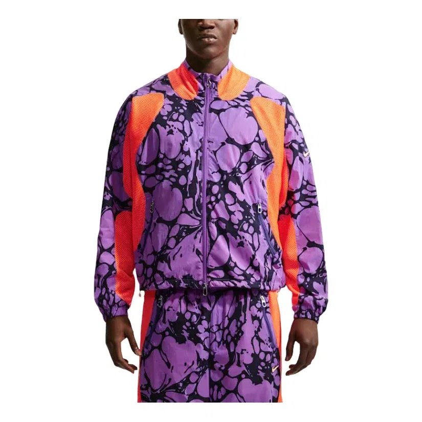 Мужская куртка с принтом Project F.R.O.G. Gooey Nike, фиолетовый