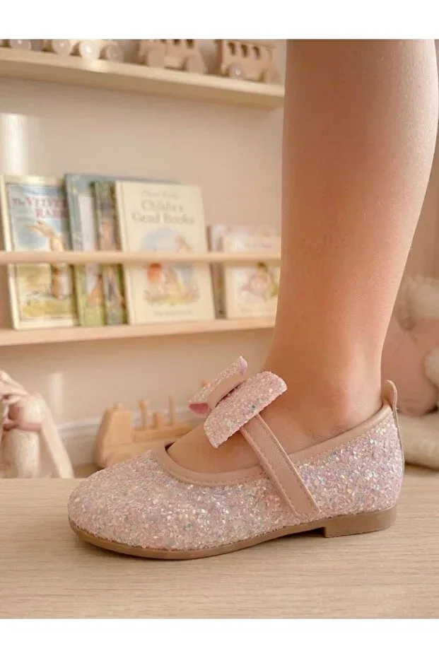 Детские балетки для девочек с ортопедической стелькой Surpie Shoes, Powder — фото 2
