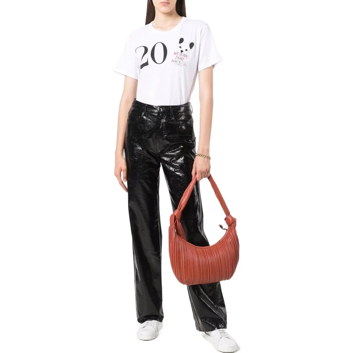 Женская футболка EMPORIO ARMANI, White — фото 3