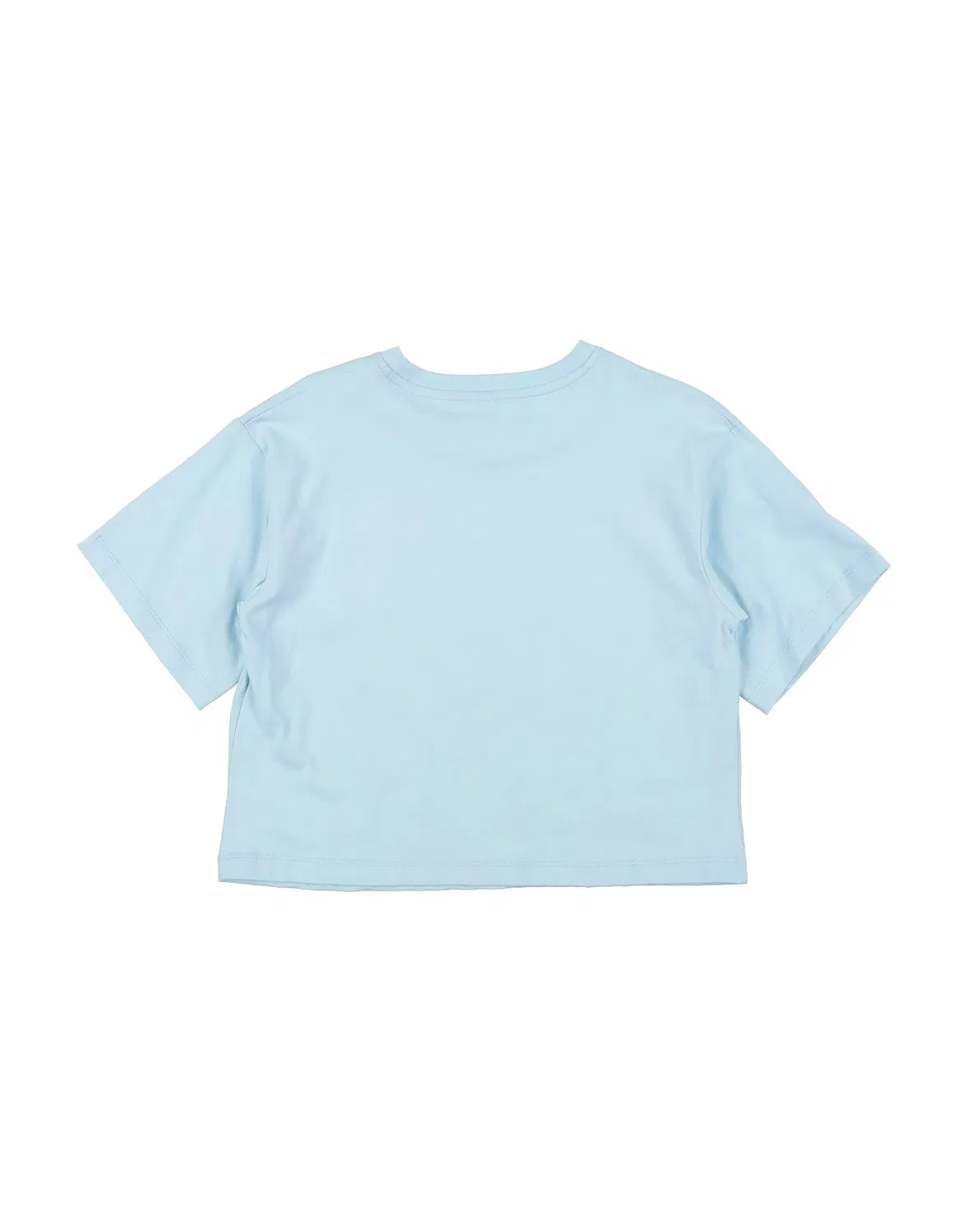 Детская футболка для девочек с принтом Stella Mccartney Kids, светло-голубой — фото 2