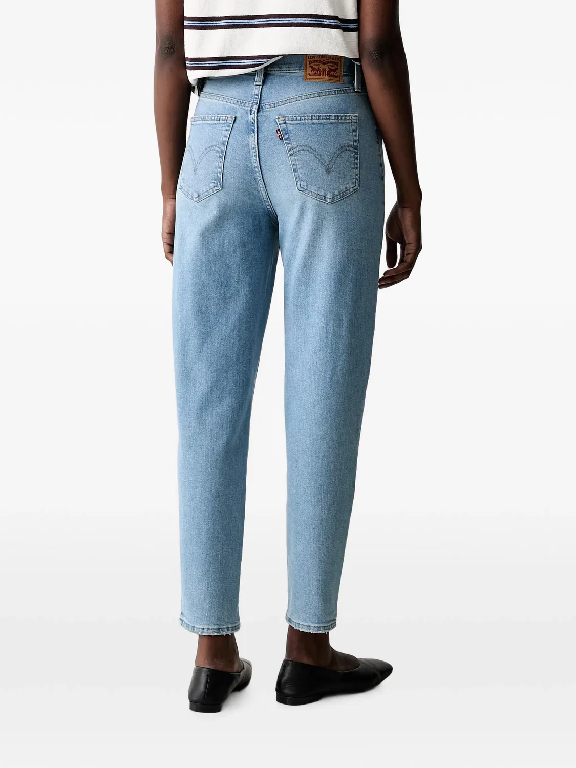 Джинсы зауженного кроя с высокой талией Levi's, синий — фото 4