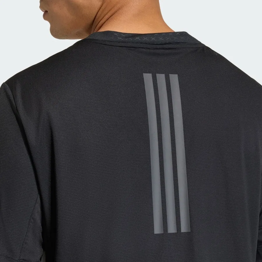 Футболка спортивная с длинным рукавом Performance KE9937 D4T Primelift 3 Stripes adidas, Белый — фото 4