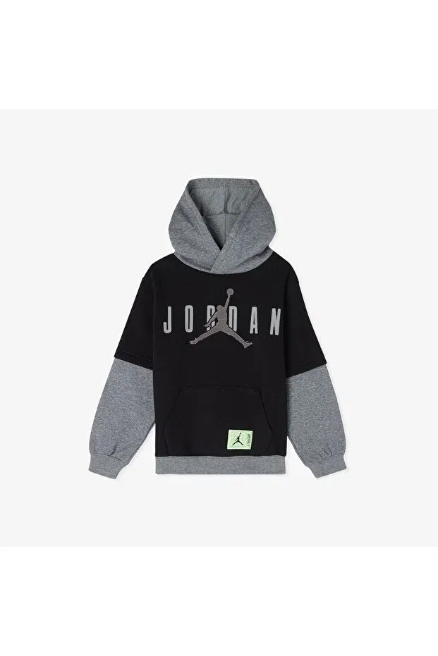 Детское худи для мальчиков хлопковое Jordan Future Flight Nike, Black