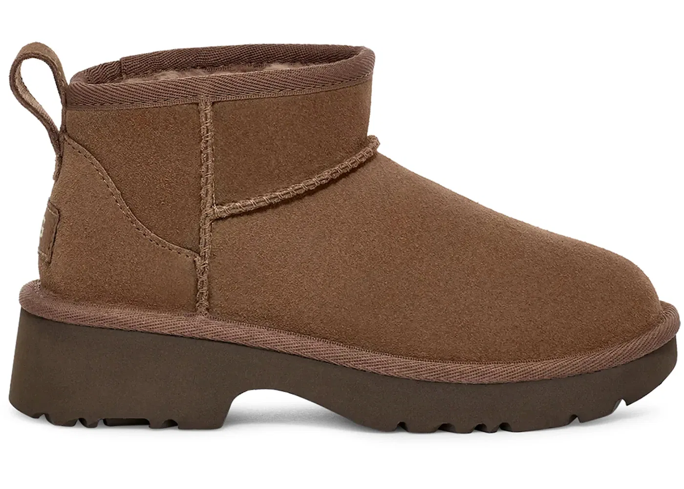 Детские ботинки UGG Classic Ultra Mini New Heights Boot, Hickory