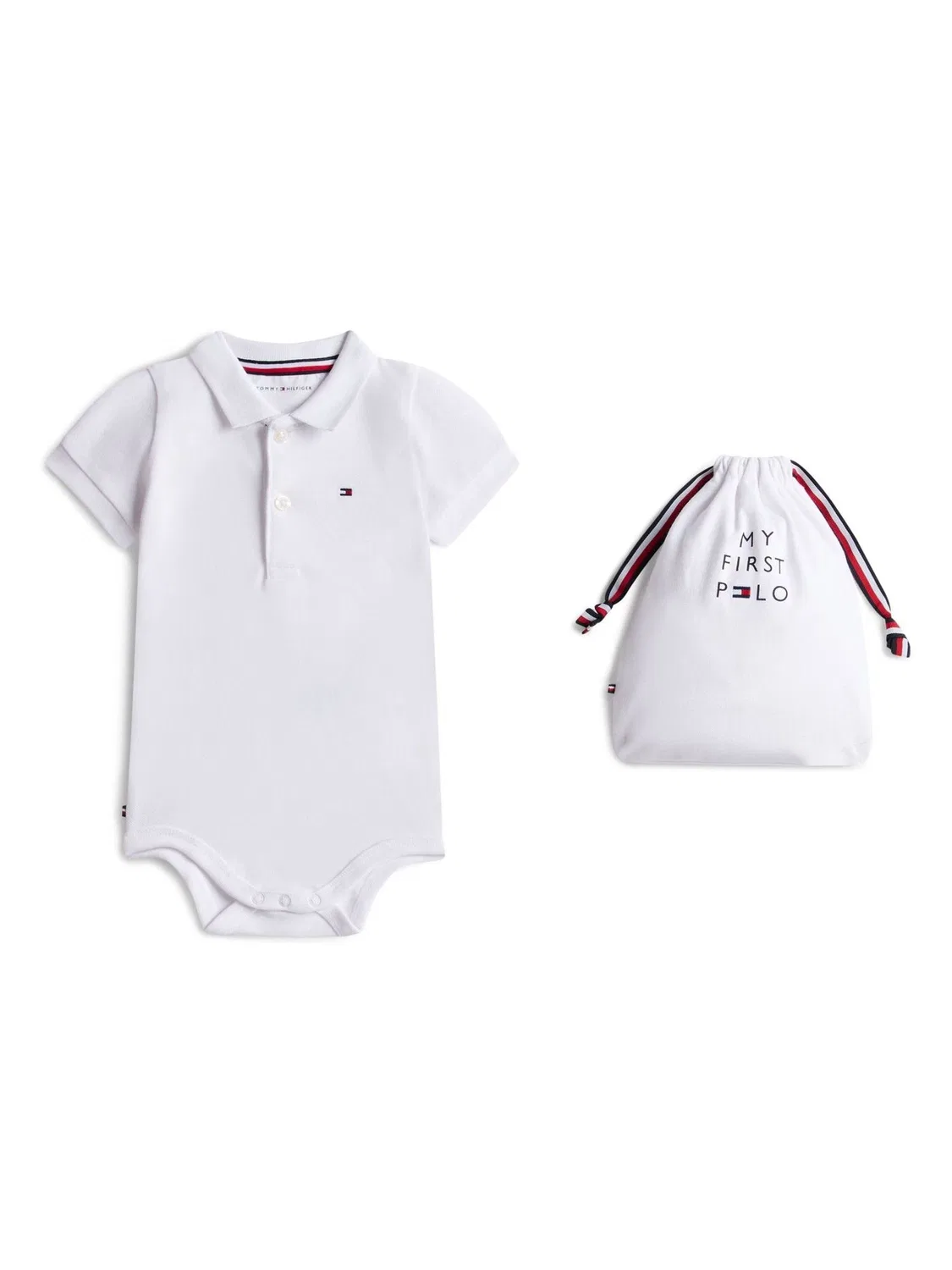 Поло-боди в подарок Tommy Hilfiger, белый