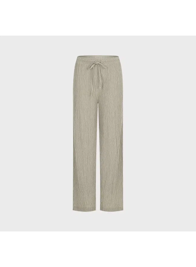 Брюки свободные широкие Zara, гороховый — фото 2