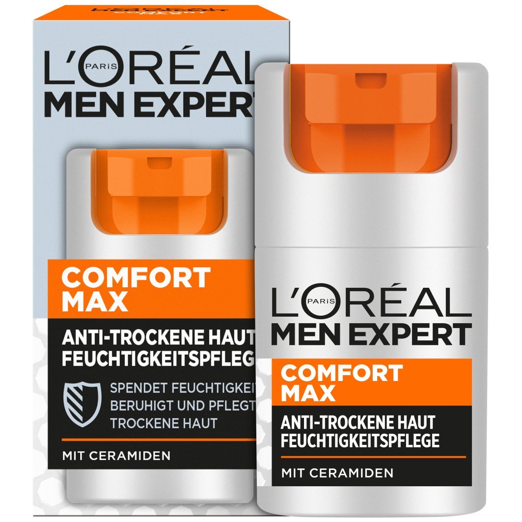 

Крем для лица comfort max gegen trockene haut mit ceramiden L Oreal Men Expert, объем 50 мл