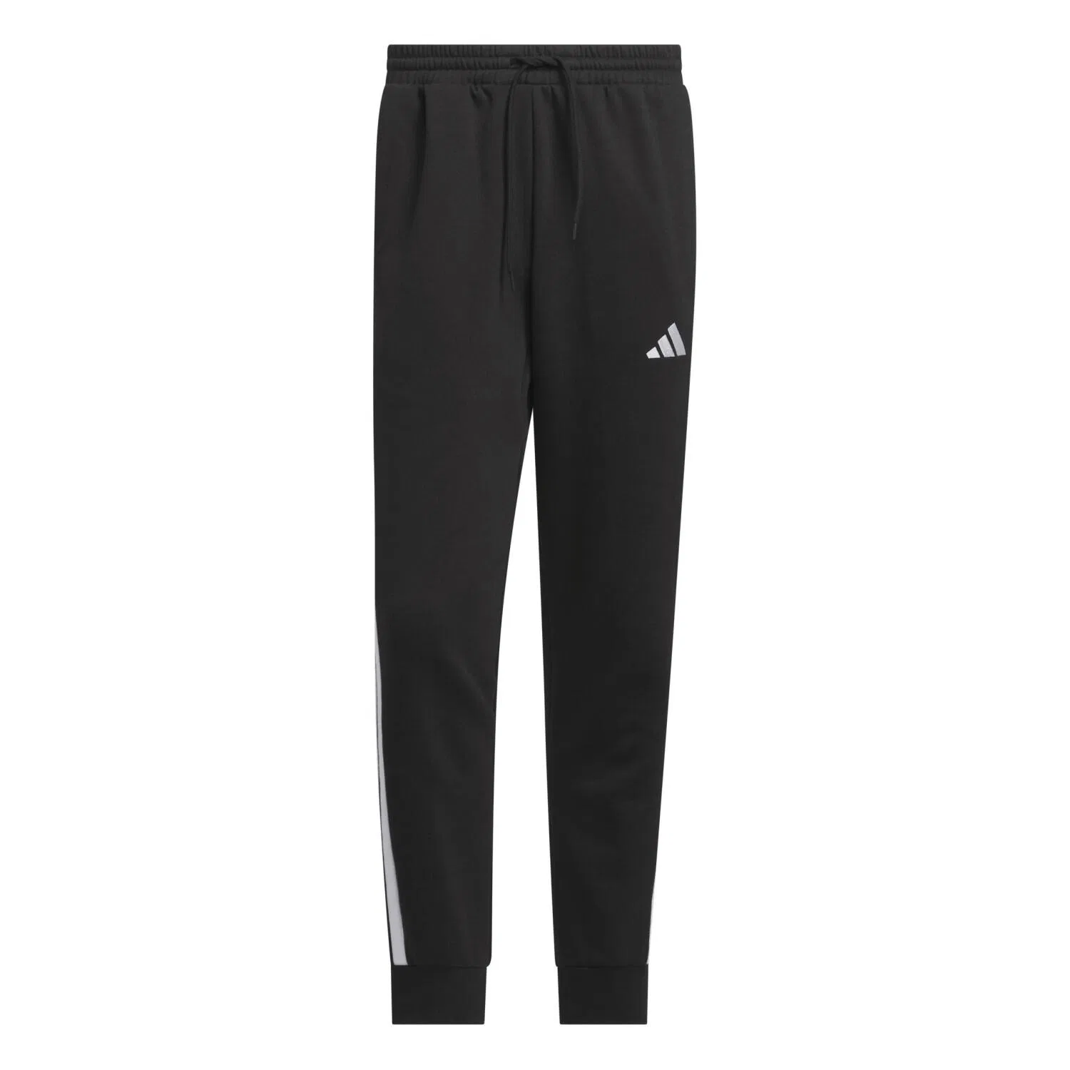 Мужские спортивные штаны с флисом adidas 3 Streifen Design, Schwarz Weiss