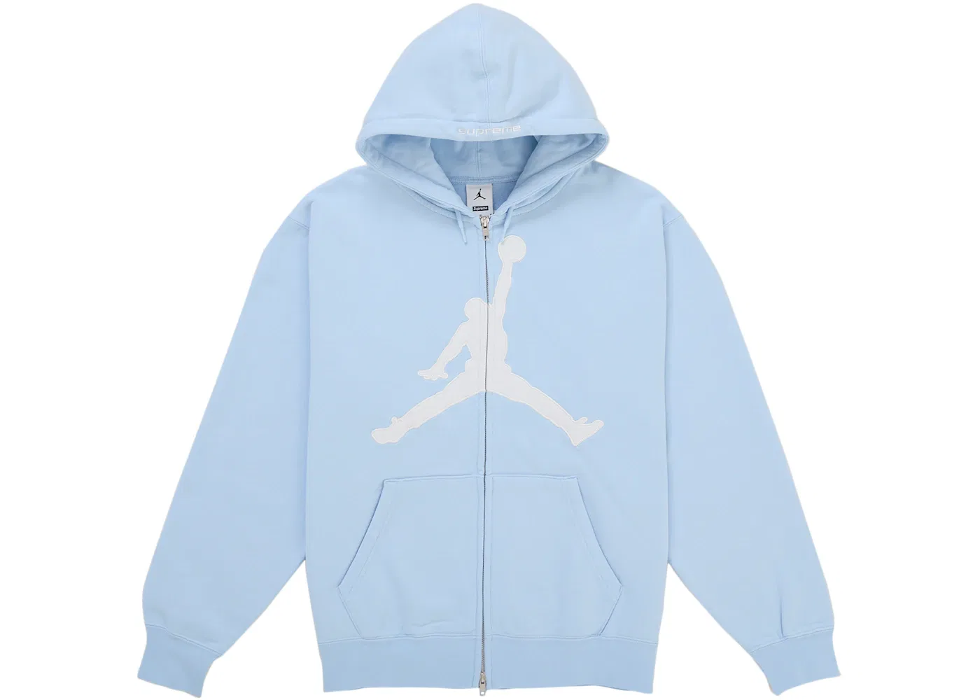 Мужской худи с принтом Supreme Jordan SS26 Supreme, Light Blue