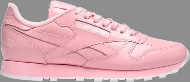 

Кроссовки opening ceremony x classic leather 'pink glow' Reebok, розовый