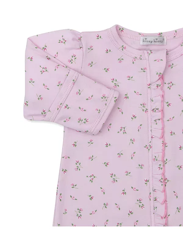 Детский комбинезон для девочек с принтом Garden Print Kissy Kissy, розовый — фото 2
