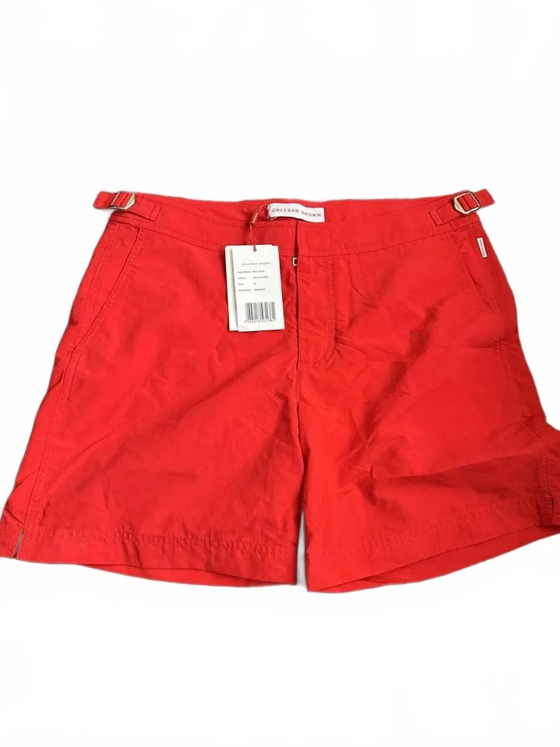 Детские шорты для мальчиков с однотонным дизайном Russell Orlebar Brown, Summer Red — фото 3