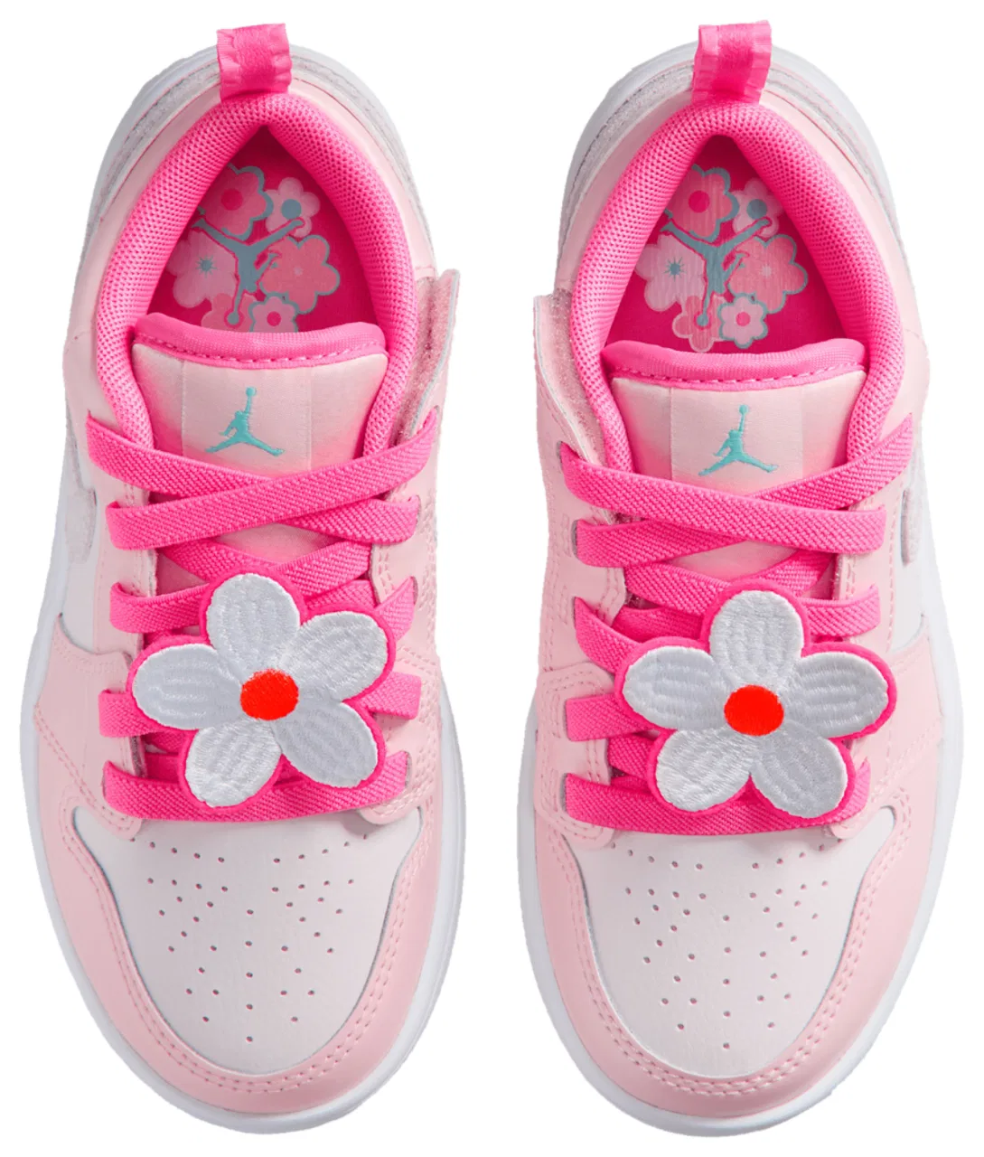 Кроссовки для девочек AJ 1 Low Alt SE Jordan, цвет Orange/Pink/Blue — фото 4