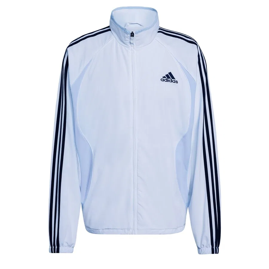 Межсезонная куртка ADIDAS ORIGINALS 'Teamgeist Adicolor Originals' голубого цвета