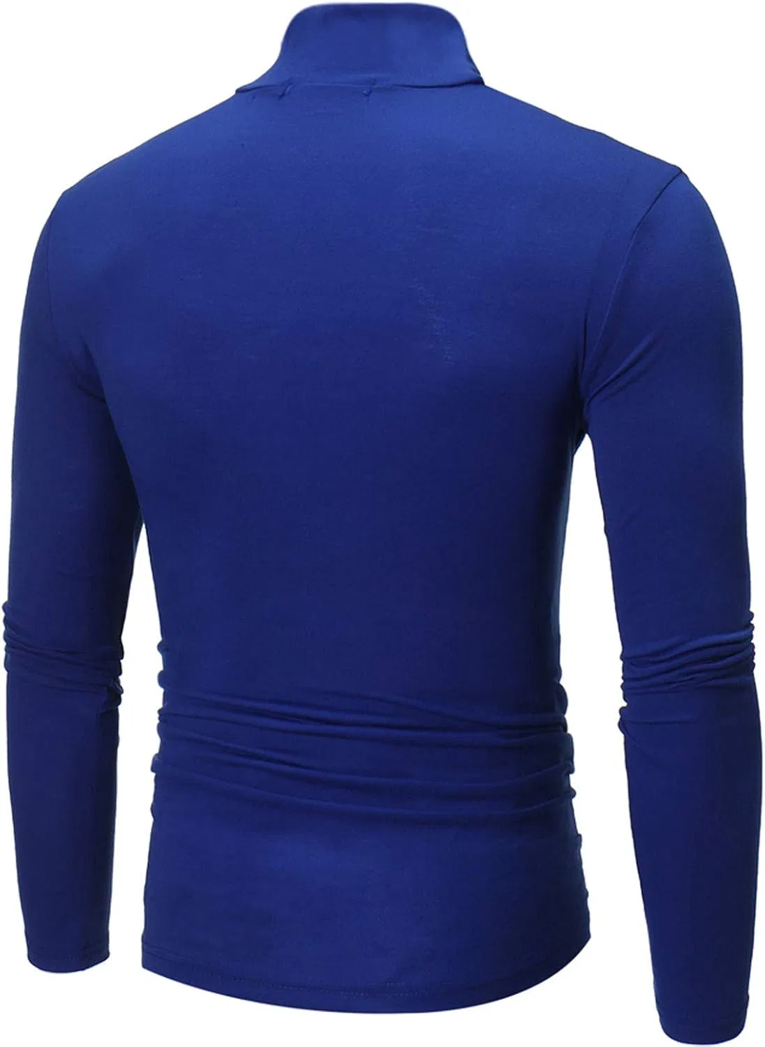 Мужская водолазка термо-пуловер slim fit, Blue — фото 3