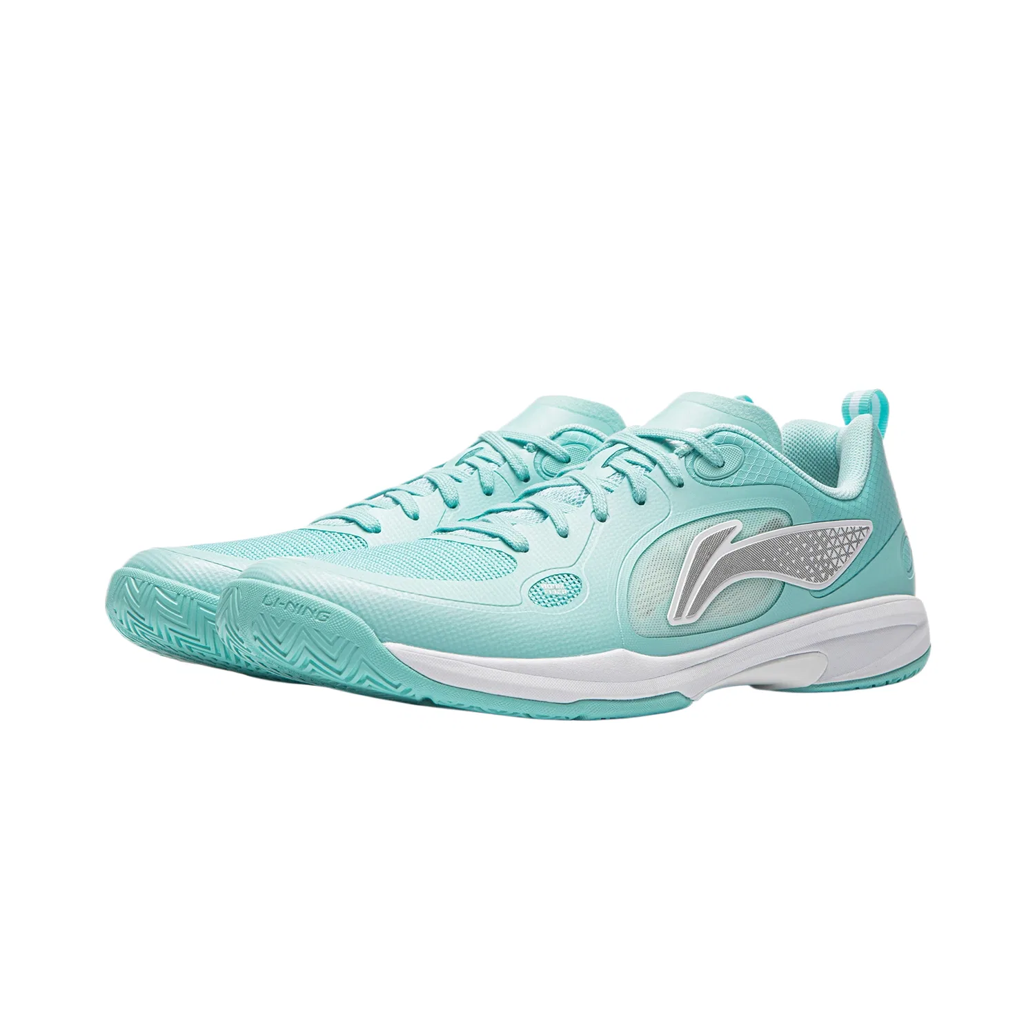 Детские кроссовки для настольного тенниса низкие Li-Ning Table Tennis Collection, Island Blue/Silver — фото 4