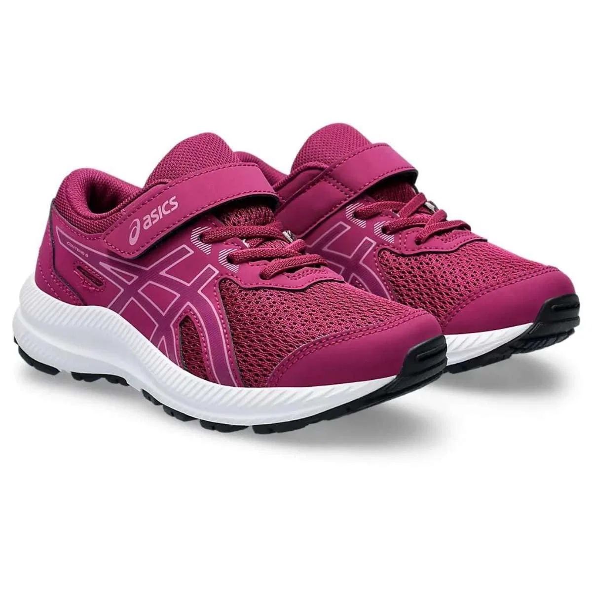 Детские кроссовки для мальчиков с липучкой Contend 8 Ps ASICS, Blackberry — фото 3
