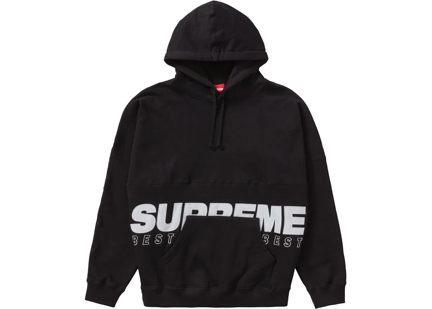 Мужская худи с капюшоном Supreme Best Of The Best Hooded Sweatshirt, Black