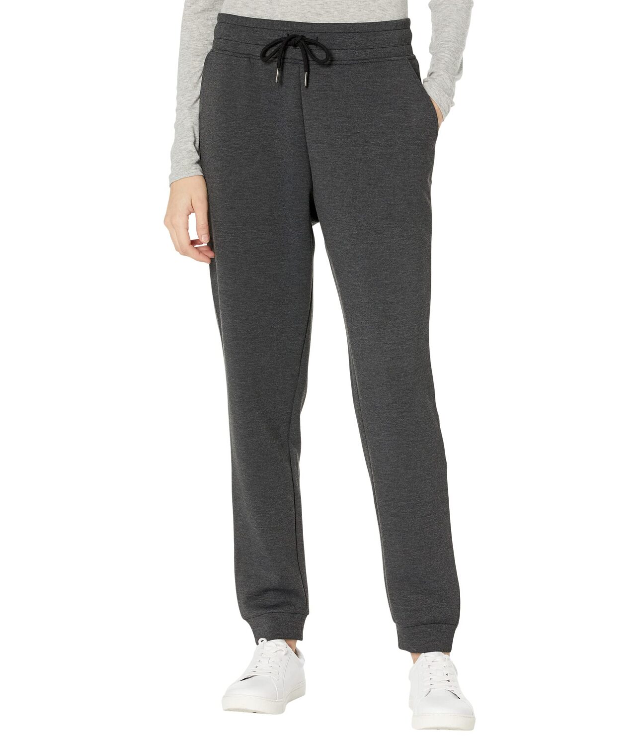 

Джогггеры H Halston, Slash Pocket Drawstring Joggers, Серый, Джогггеры H Halston, Slash Pocket Drawstring Joggers