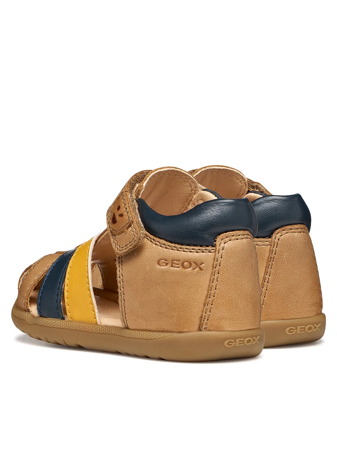 Сандалии для мальчика Sandal Macchia Boy Geox, коричневый — фото 3