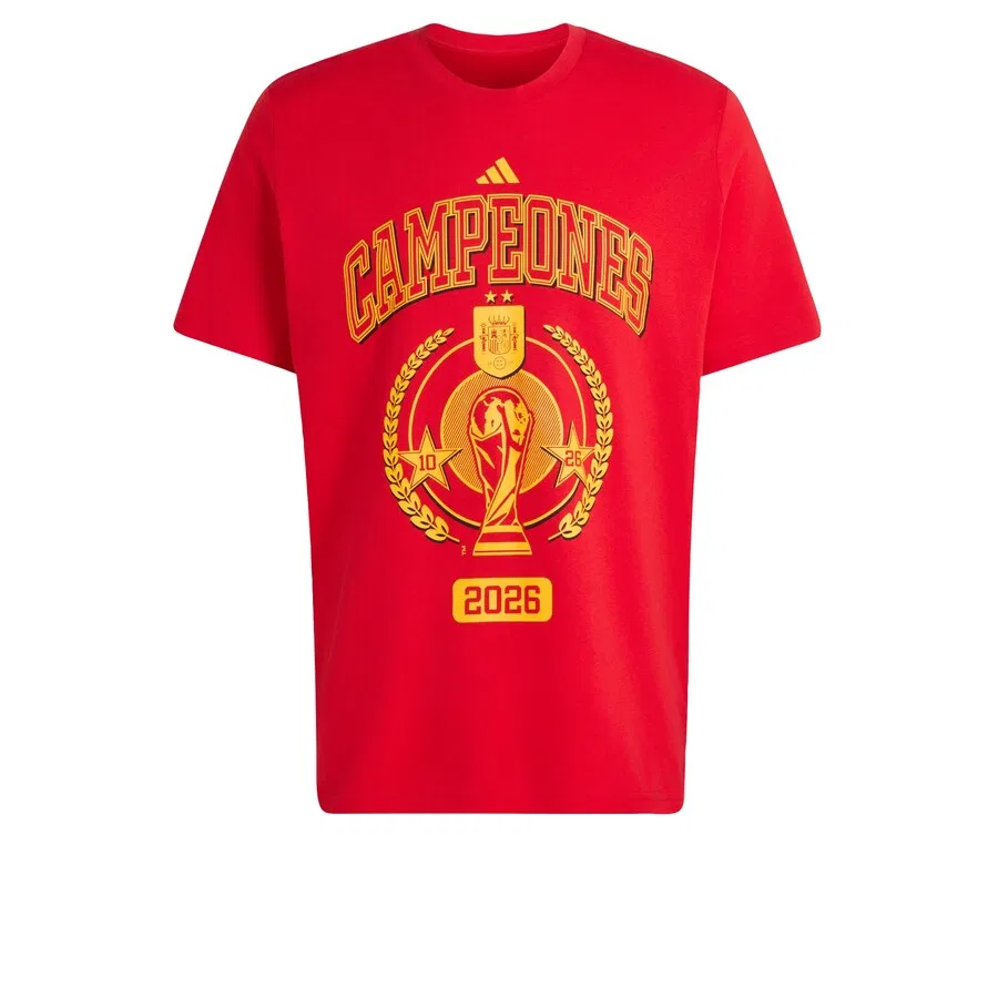 Спортивная футболка ADIDAS PERFORMANCE Performance Shirt 'FEF H WIN26' красного цвета