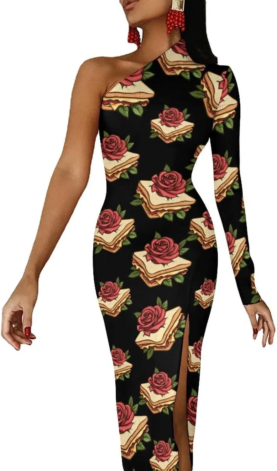 Женское бодикон-платье с одним плечом Sandwish and Rose, Style