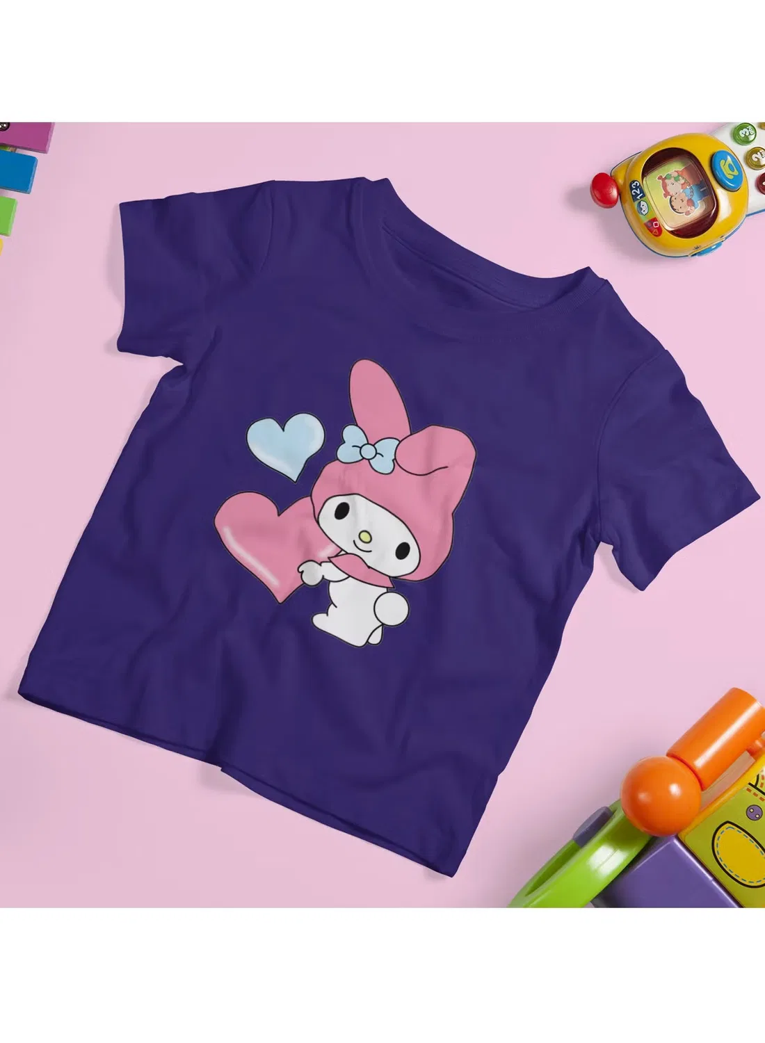 Футболка с принтом Blush bunny My Melody-inspired Zoom, фиолетовый