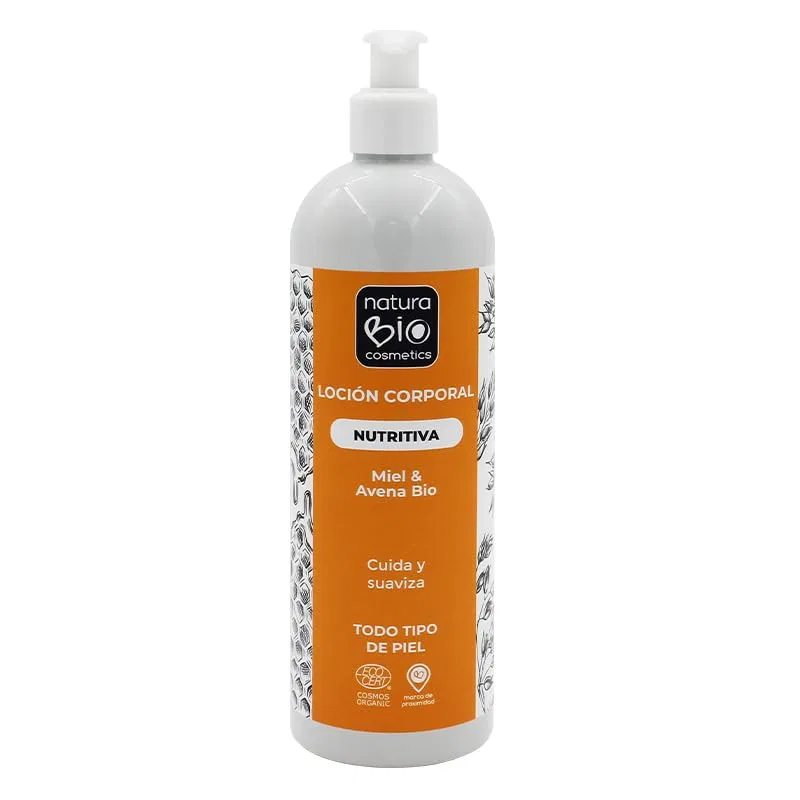 Лосьон для тела Nutritiva Honey Oats, Naturabio Cosmetics, 500 мл