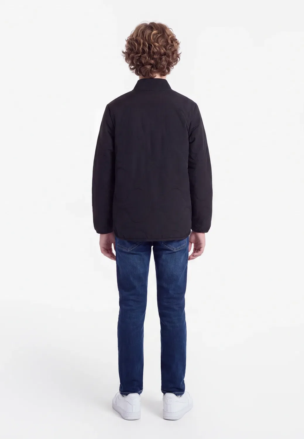 Куртка-Подкладка Jjaxel - легкая куртка Jack & Jones Junior, Black — фото 2