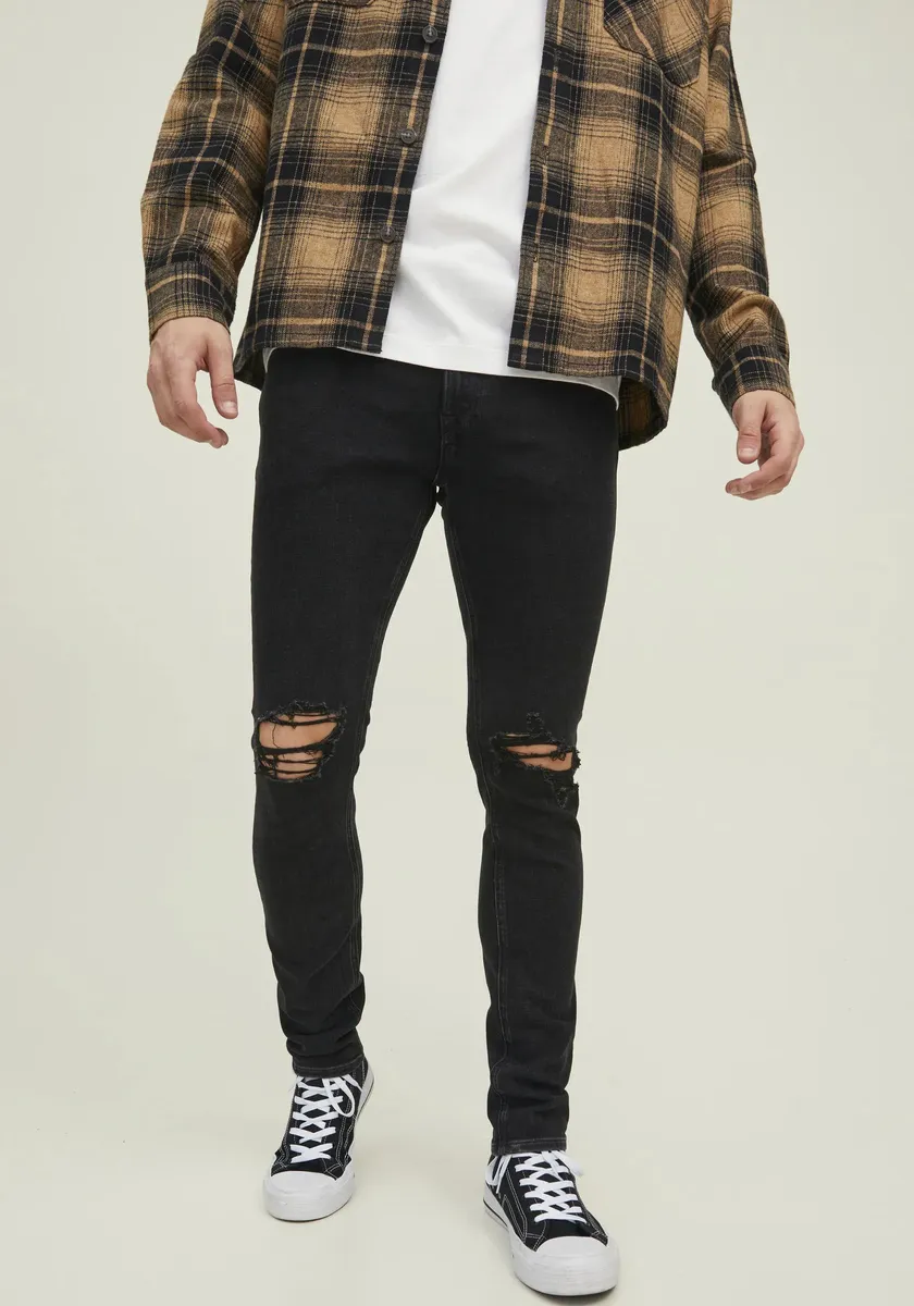 

Джинсы скинни Jack & Jones "JJILIAM JJORIGINAL GE 314", черный